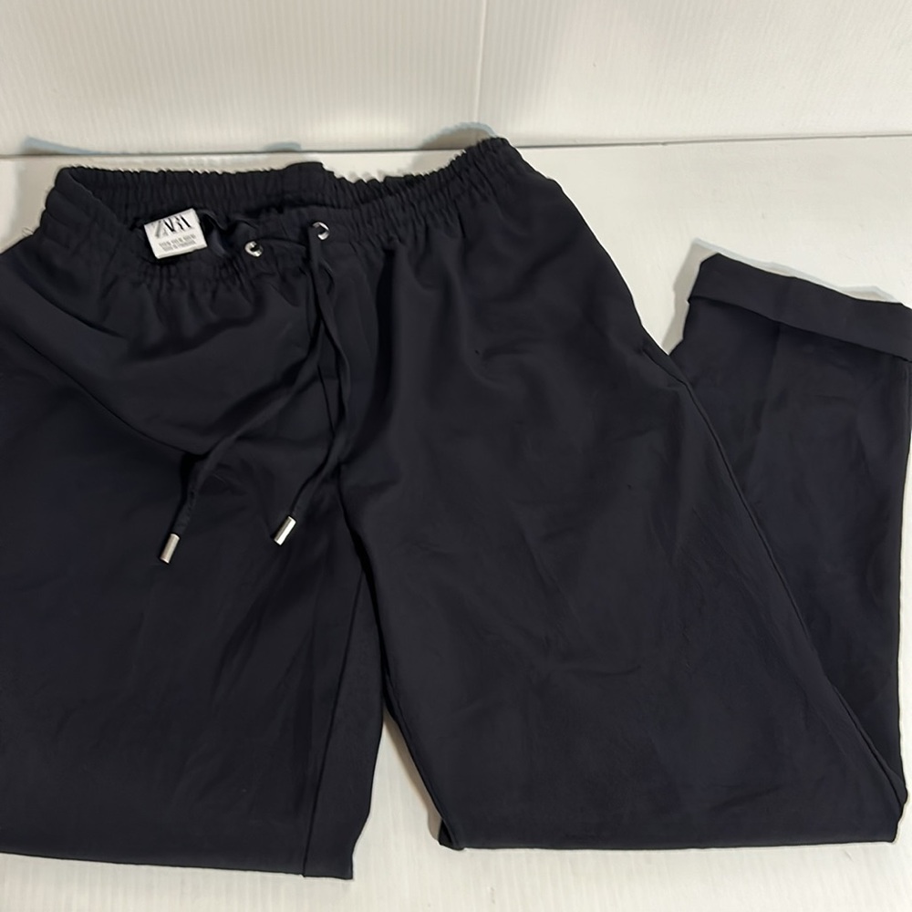 Zara Pull On Cuffed Pants